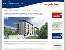 Tablet Screenshot of langebohus.dk